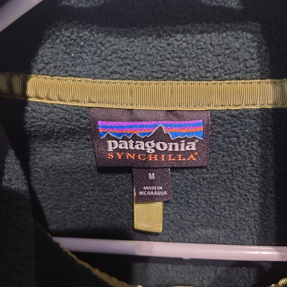 NWOT Patagonia Men's Synchilla Snap-T Northern Green - Picture 4 of 7